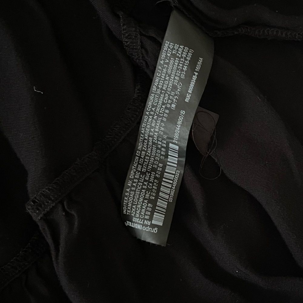 Zara woman collection black flow dress - Picture 4 of 6